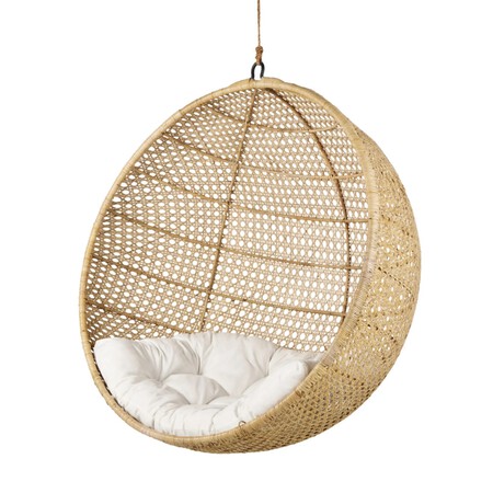 Sillon Huevo Colgante De Ratan 1