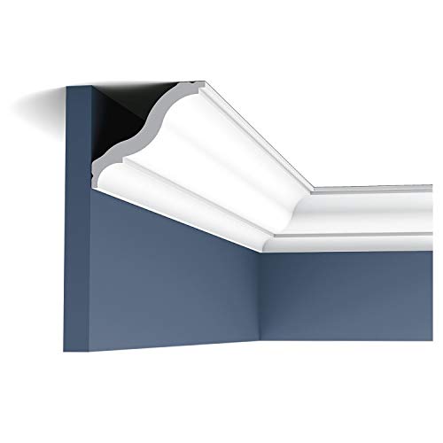 Moldura Cornisa Perfil de estuco Orac Decor CB503 BASIXX Elemento decorativo de pared y techo 2 m