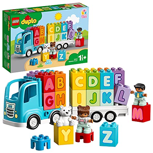 LEGO 10915 Duplo Camión del Alfabeto, Juguete de Aprendizaje, Set Educativo para Bebés de 1,5 Año