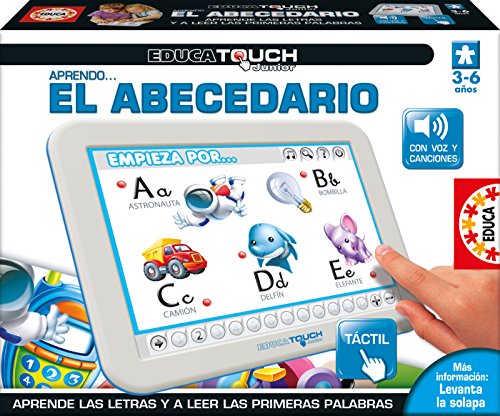 Educa - Touch Junior Aprendo el Abecedario Juego Educativo para Niños, Multicolor (15435)