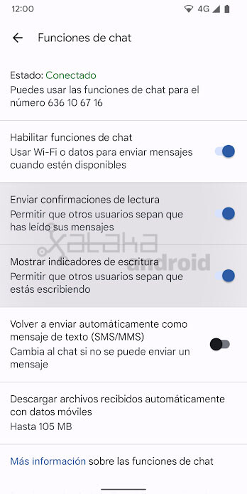 Privacidad Chat