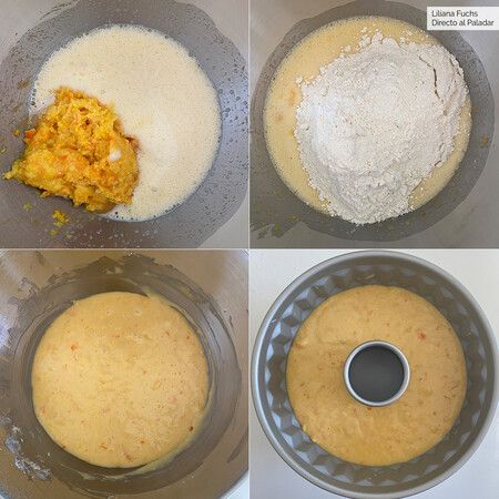 Bizcocho de mandarina