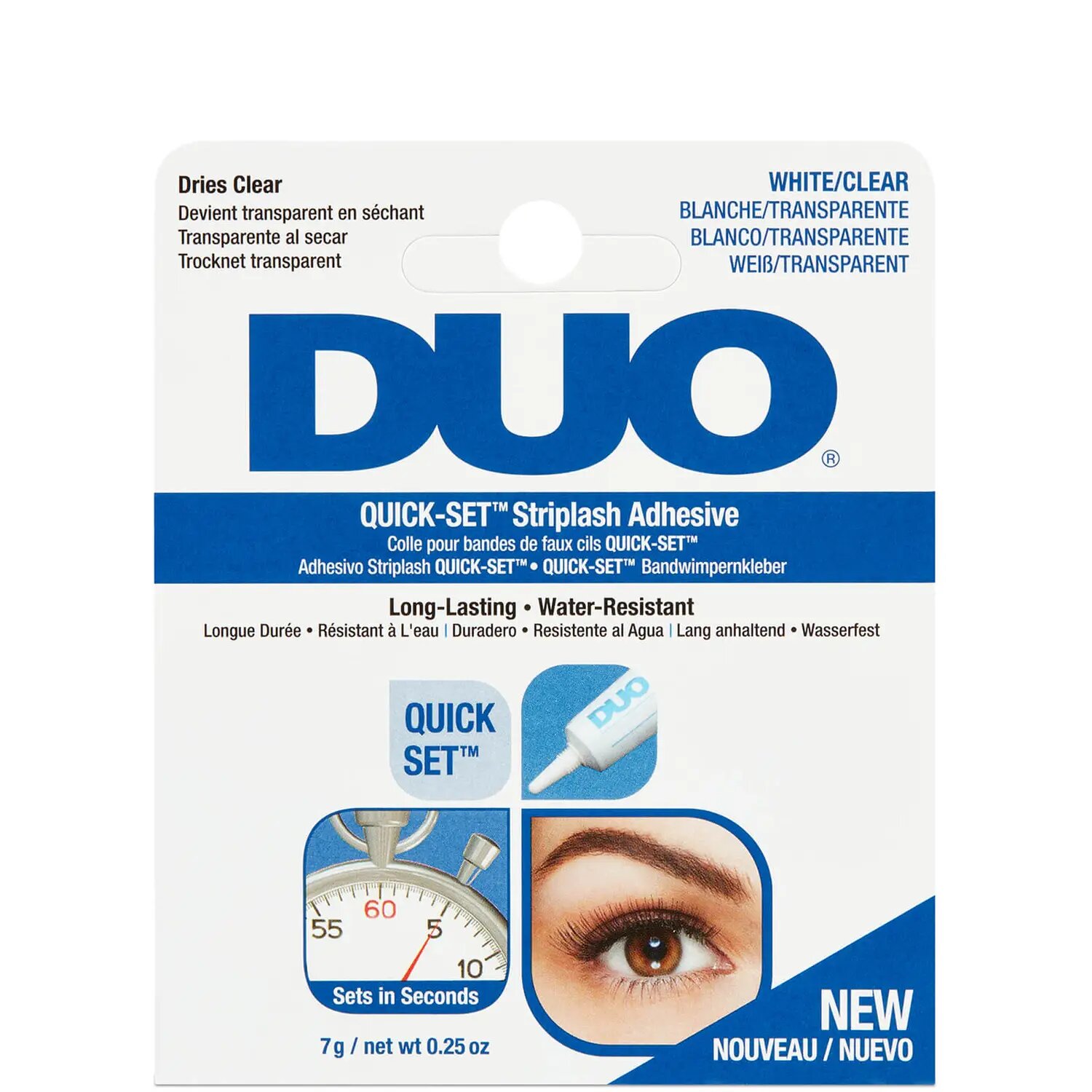 DUO Striplash Adhesive Glue 7g - White/Clear