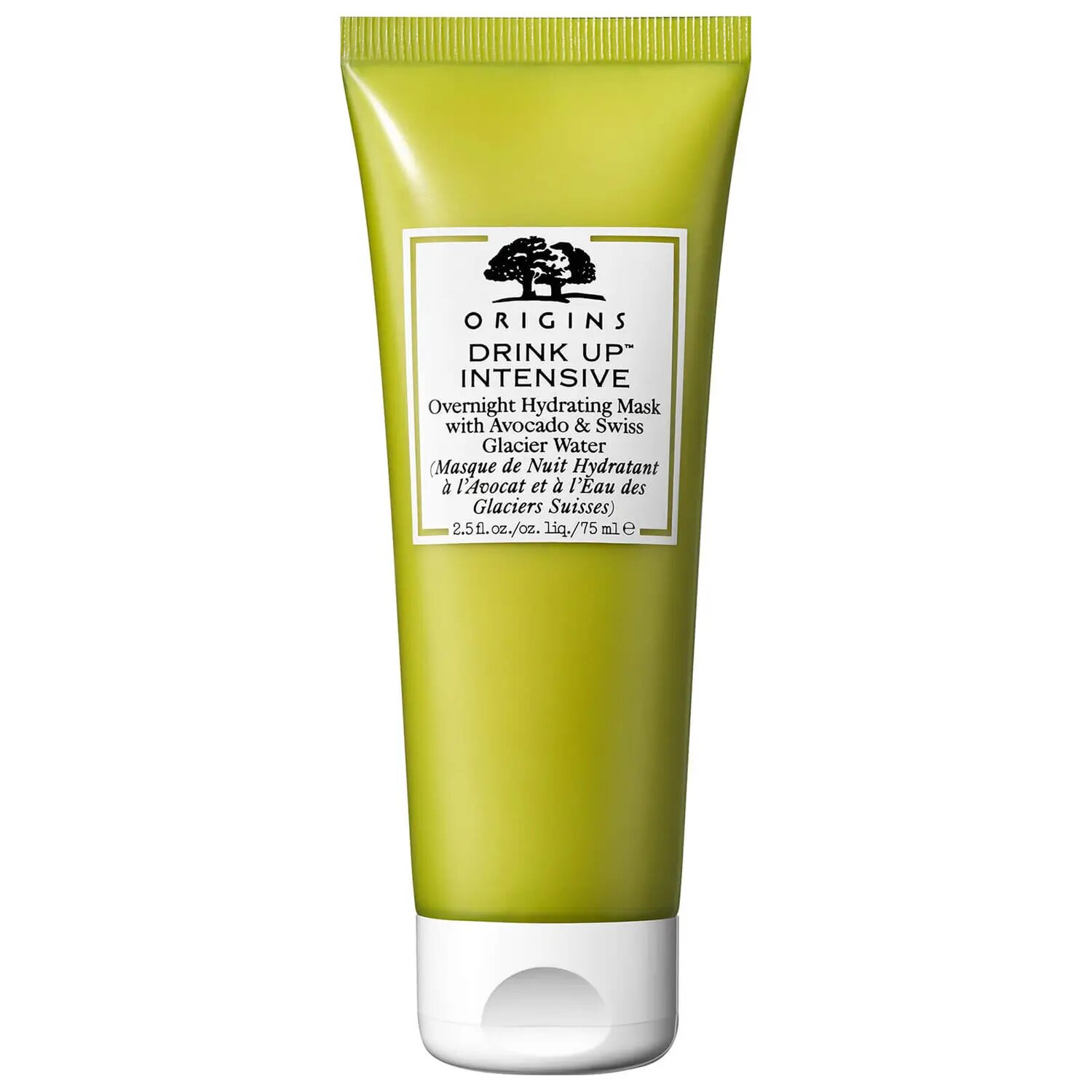 Mascarilla hidratante de noche Drink Up Intensive con aguacate y agua pura de glaciar suizo