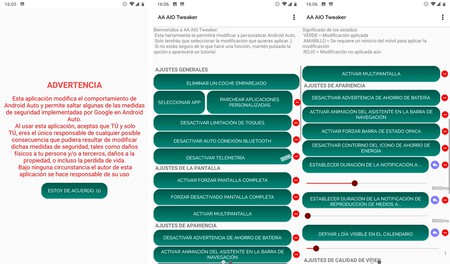 Android Auto Modificador