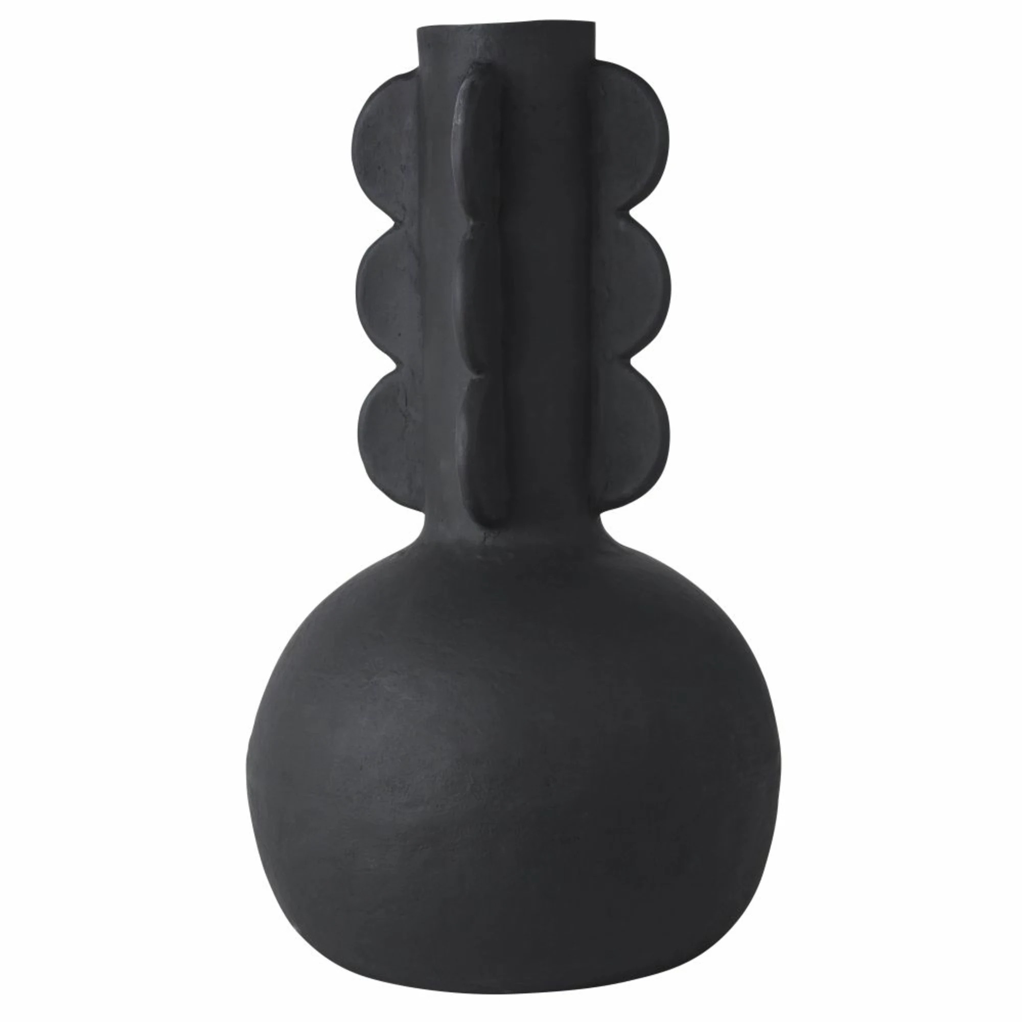 Jarrón decorativo de polvo de piedra blanca