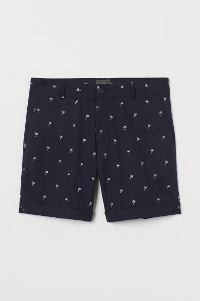 Chinos cortos slim-fit