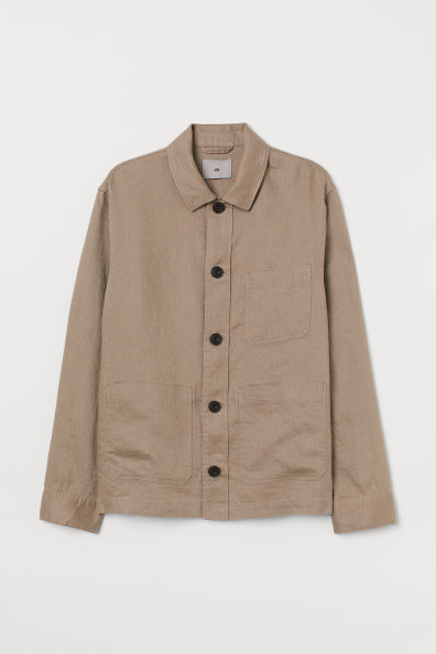 Chaqueta camiseta de lino