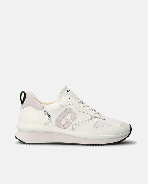 Zapatillas deportivas de hombre en color blanco con logotipo