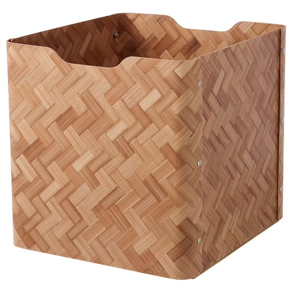 Caja, bambú/ marrón32x35x33 cm