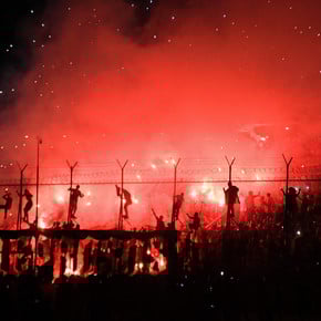Ya es un ritual: el banderazo de Newell's antes del clásico vs. Central