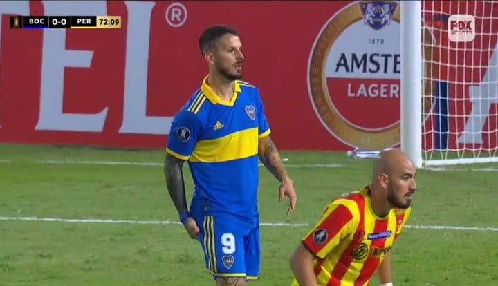 Benedetto y el momento de la lesión.