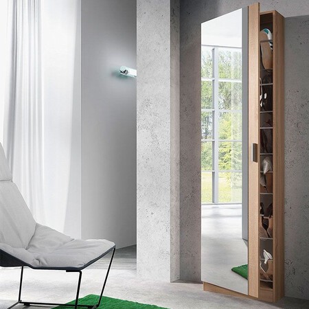 Estantería con espejo