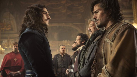 Escena De Los Tres Mosqueteros Y Dartagnan