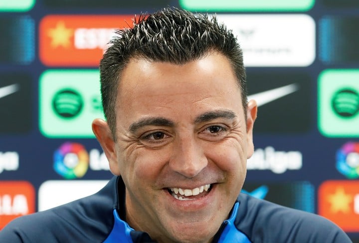 Xavi disfruta a plazo. (EFE)