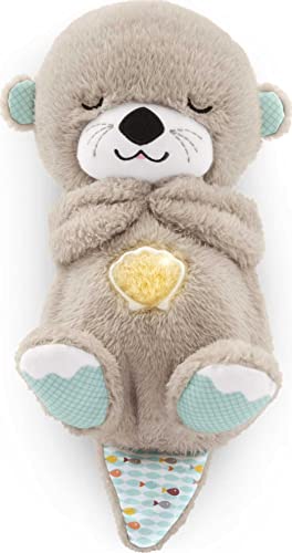 Fisher-Price Nutria Hora de Dormir - Peluche Musical - Con Movimiento, Sonidos y Luces Relajantes - Regalo para Bebés de 0+ Meses (FXC66)