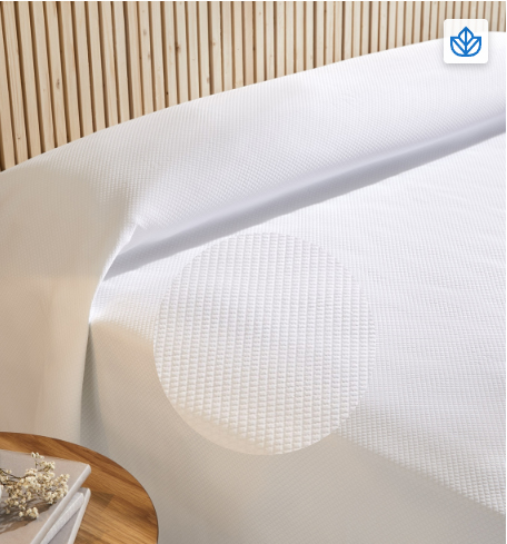 Colcha Pique De Verano Tai Blanco Cama 150cm 250x270cm