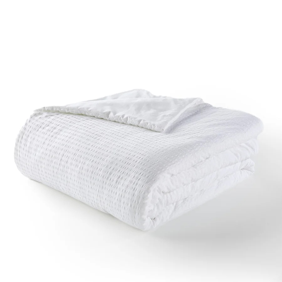 Colcha de algodón acolchada Seersucker, Odalia de 230 x 250 cms