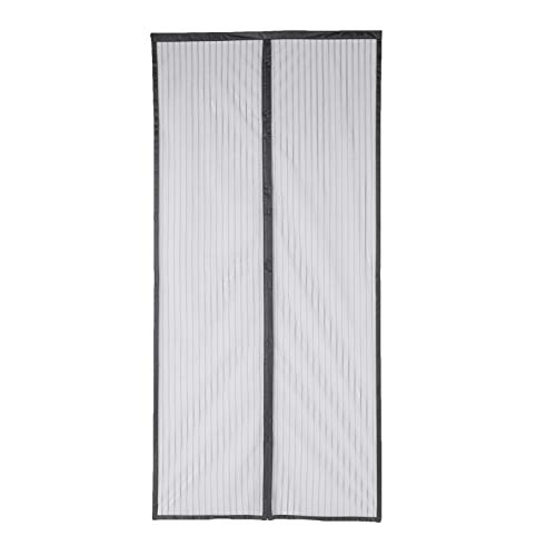 Amazon Basics AB-SD100 Mosquitera magnética negra, 96,5 cm x 208 cm, 96,5 x 208 cm