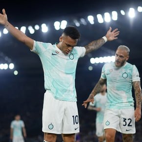 ¡Lautaro Martínez le dio la Copa Italia al Inter!