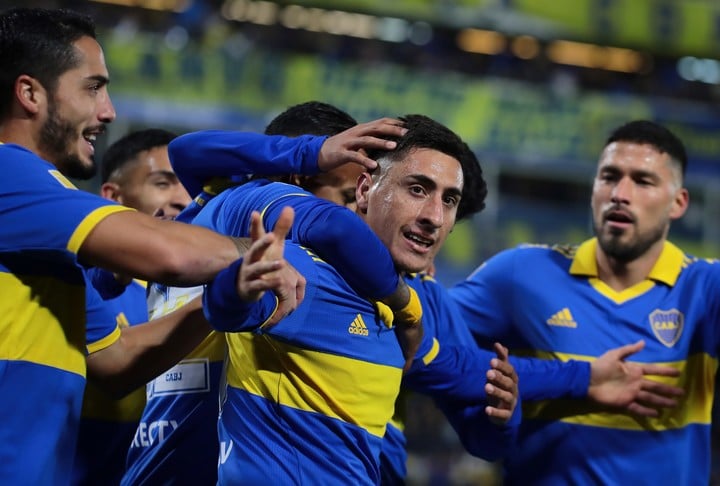 Merentiel anotó el único gol del partido ante Tigre. 