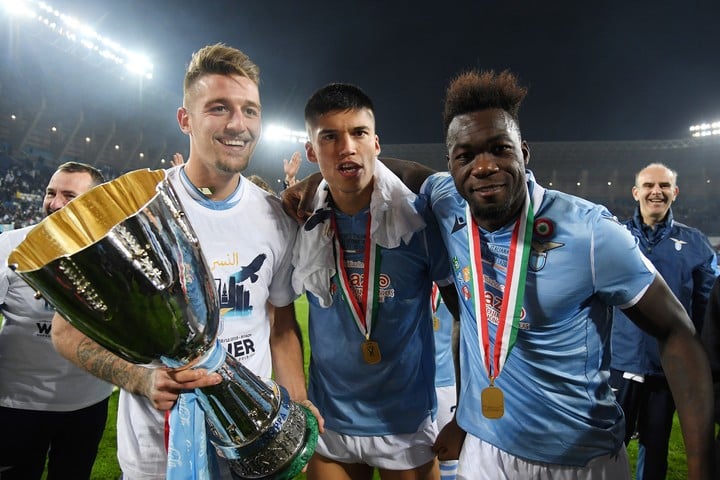 Felipe Caicedo fue campeón con la Lazio. (Reuter)