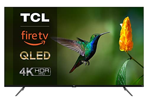 TCL 55CF630 126cm (55 ") QLED Fire TV (4K Ultra HD, HDR 10+, Dolby Vision & Atmos, Smart TV, Game Master, 60Hz Motion clarity, Press & Ask Alexa), Negro
