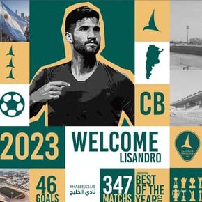 Oficial: Lisandro López jugará en Arabia Saudita