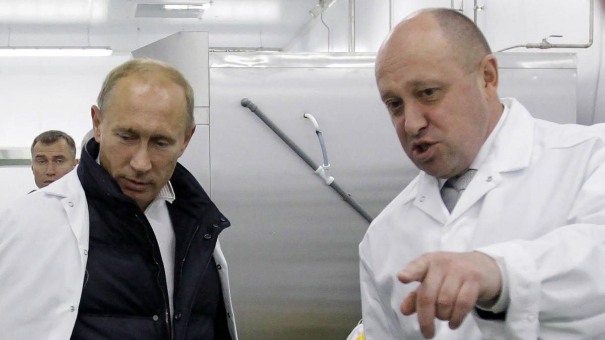 Prigozhin lleg a se rmuy cercano al presidente ruso Valdimir Putin Foto AFP