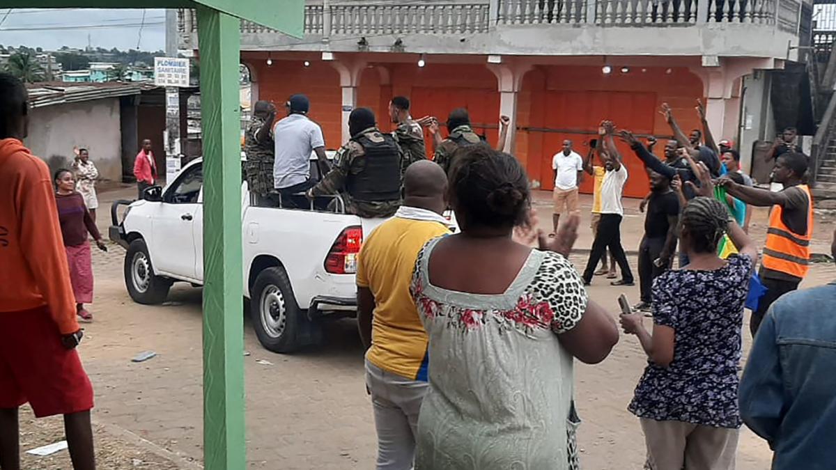 Habitantes de la capital Libreville Foto AFP