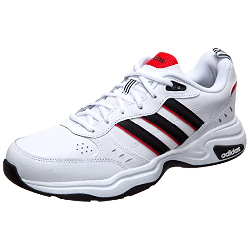 adidas Strutter, Zapatillas Hombre, Cloud White Core Black Active Red, 39 1/3 EU