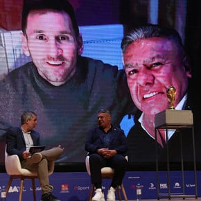 Chiqui Tapia y el mensaje que le mandó Messi 8 minutos después del sorteo del Mundial