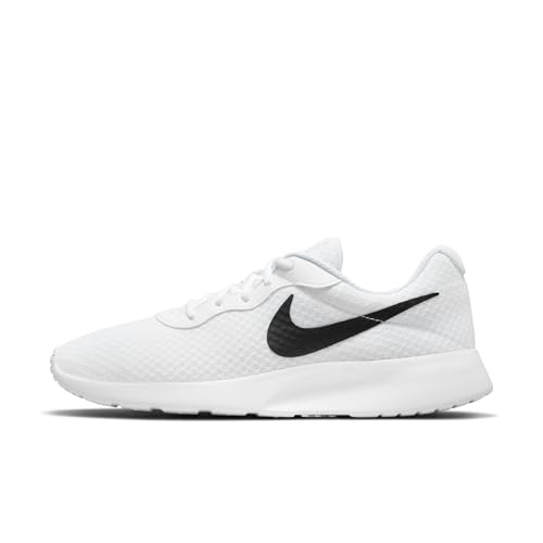 NIKE Tanjun DJ6258, Zapatillas Hombre, Blanco (White/Black/Barely Volt), 41 EU