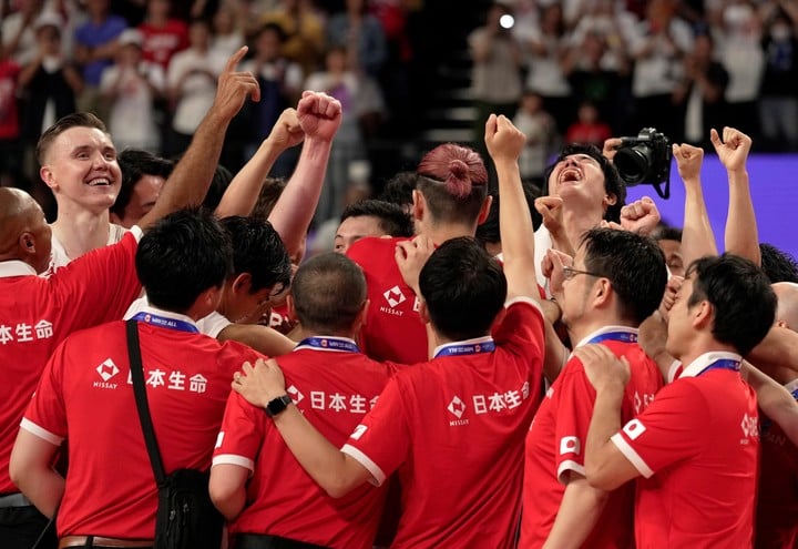El festejo de los japoneses (EFE).