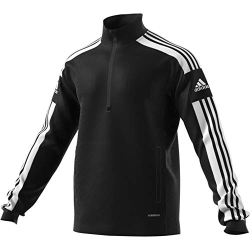 adidas Squadra21 Training, Sudadera de entrenamiento para hombre, Negro/Blanco (Black/White), M