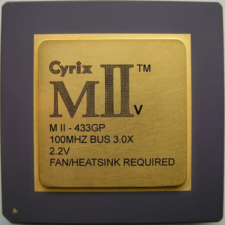 Cyrix M Ii 433gp 300mhz Cpu 1998 Front