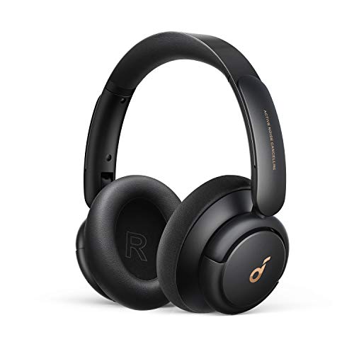 soundcore de Anker Q30 Auriculares Bluetooth cancelación de Ruido Activa híbrida y Varios Modos, Sonido de Alta resolución, 40 h de reproducción, Llamadas nítidas, Carga rápida, Almohadillas Suaves