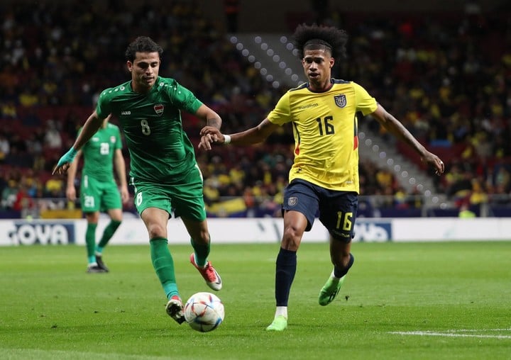 Marco Angulo jugó los amistosos previo al Mundial con La Tri.