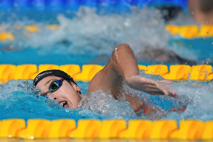 Agostina en el Panamericano.