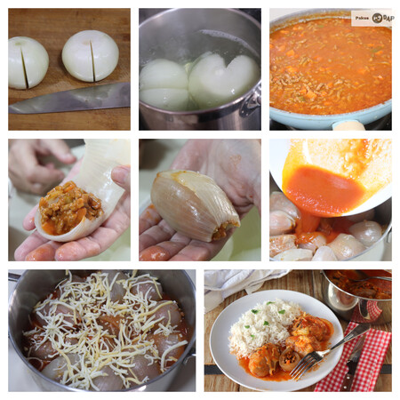 Cebollas Rellenas Bolonesa Pasos Pakus Futurobloguero