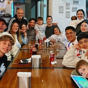 Con Enzo Pérez a la cabeza, los referentes de River despidieron el año