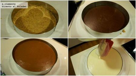 como hacer Tarta tres chocolates