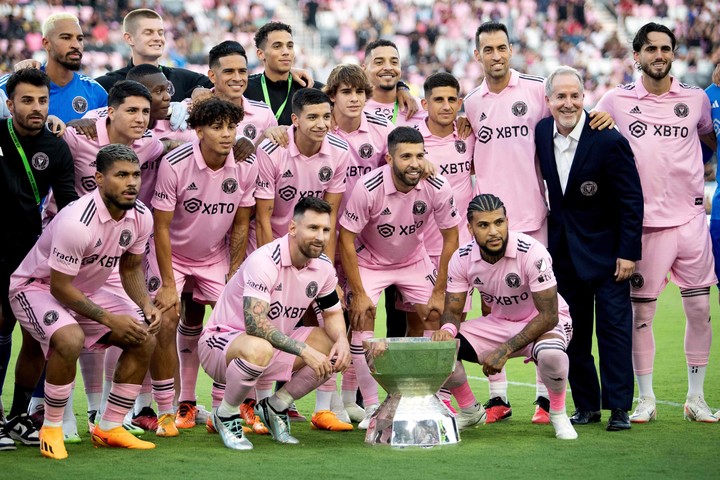 En el 2023, el Inter Miami ganó la Leagues Cup, el primer título de su historia. (AFP)