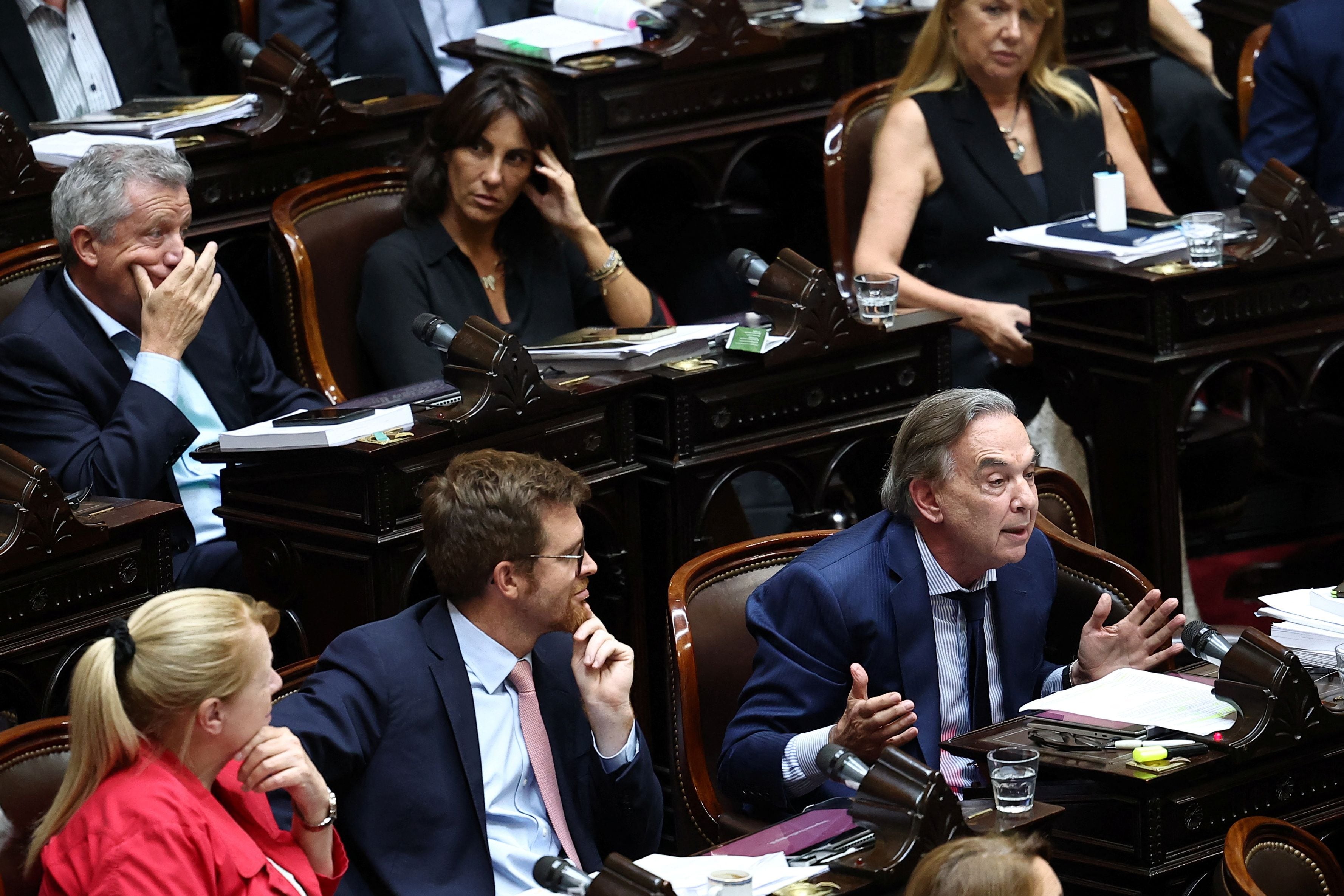 El jefe del bloque de Hacemo Coalición Federal en Diputados, Miguel Pichetto (REUTERS/Agustin Marcarian).