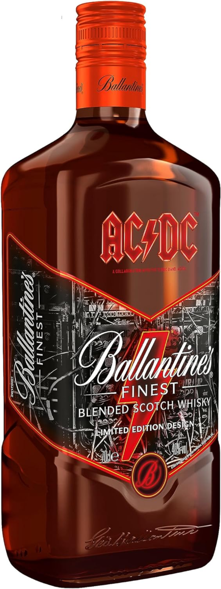 Ballantine S Finest Acdc Edicion Limitada Whisky Escoces De Mezcla