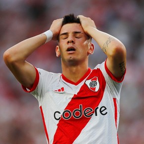 Alerta River: Mastantuono sufrió una pequeña distensión