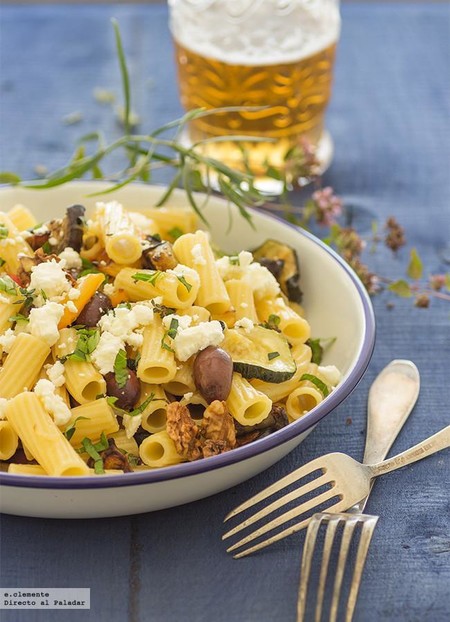 Pasta con berenjena