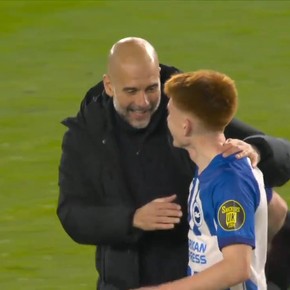 Video: el simpático saludo y abrazo de Pep Guardiola con el Colo Barco