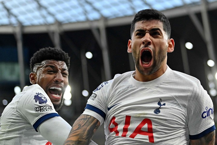 Juega el Tottenham del Cuti Romero (Foto: AFP).