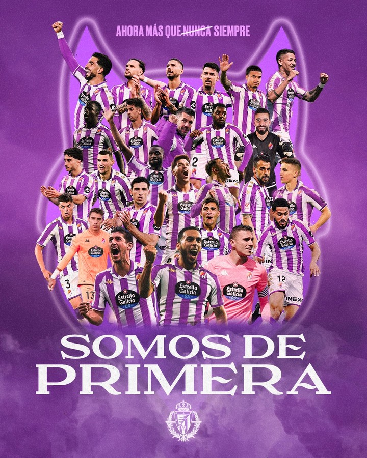 Valladolid ascendió a Primera.